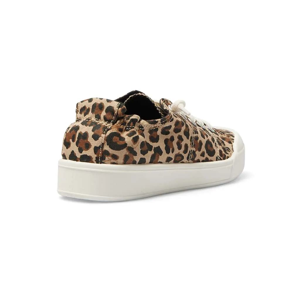 Switch Sneaker in Leopard Canvas