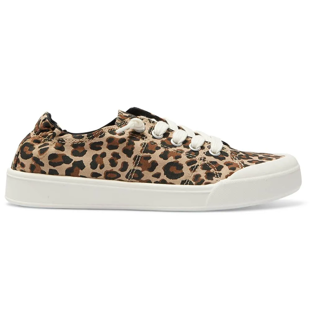 Switch Sneaker in Leopard Canvas