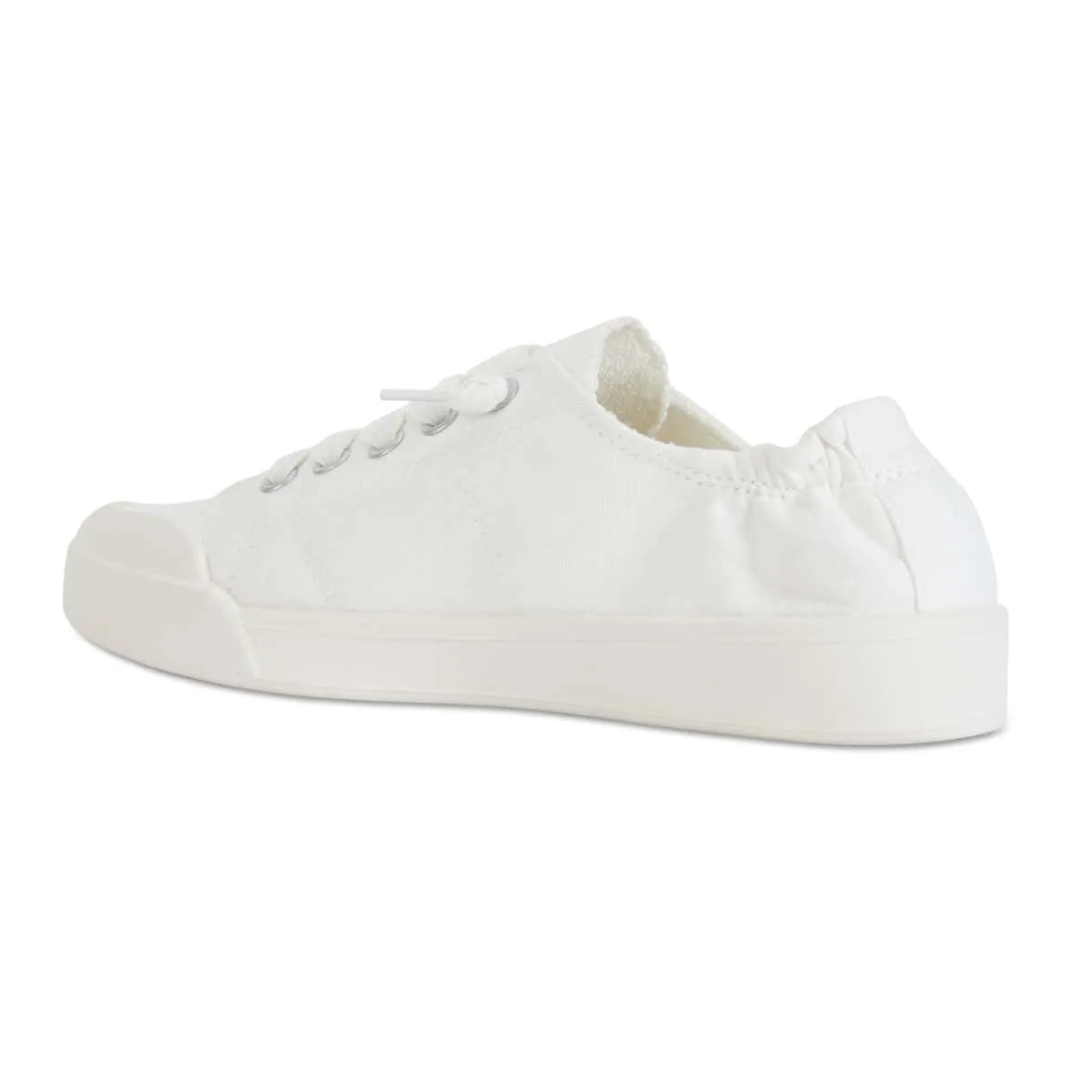 Switch Sneaker in White Canvas