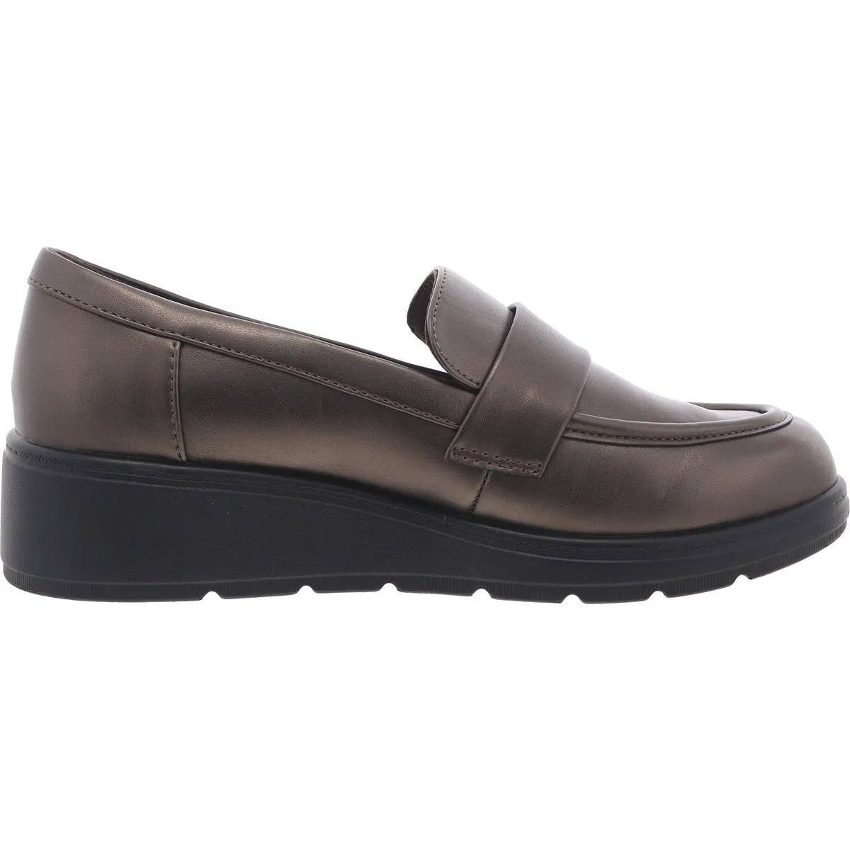 Tahlia 3 Womens Padded Insole Faux Leather Loafers