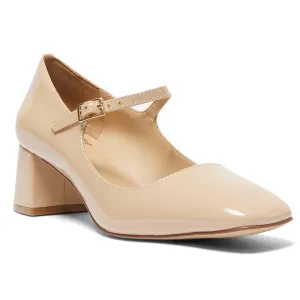 Tempt Heel in Nude Patent