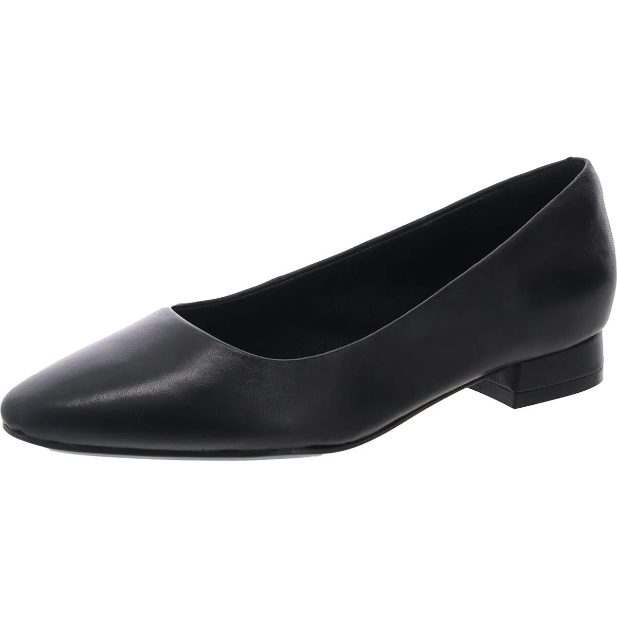 Tessa Womens Padded Insole Leather Loafers