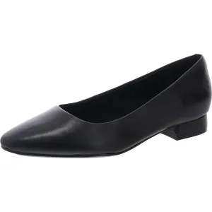 Tessa Womens Padded Insole Leather Loafers