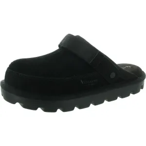 Tizzey Womens Padded Insole Leather Clogs
