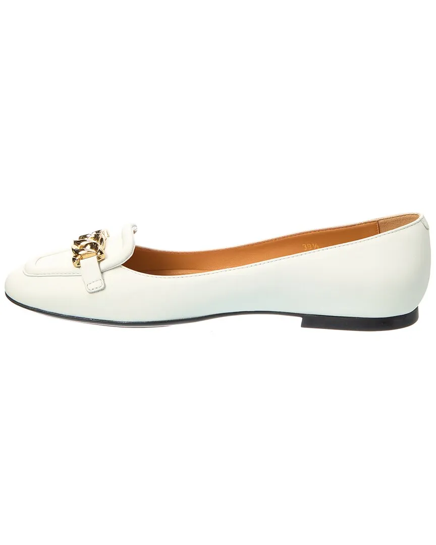 TODs Gomma Leather Flat