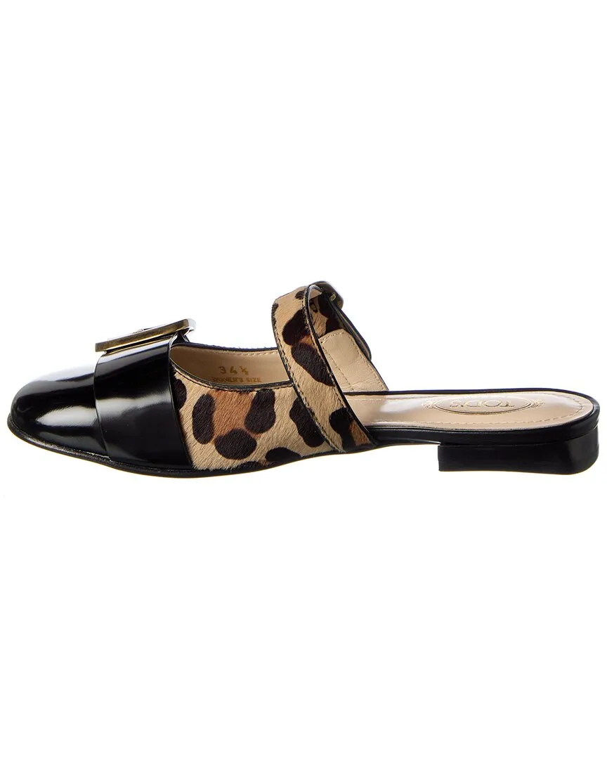 TODs Haircalf & Leather Flat