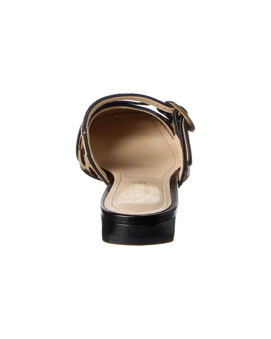 TODs Haircalf & Leather Flat