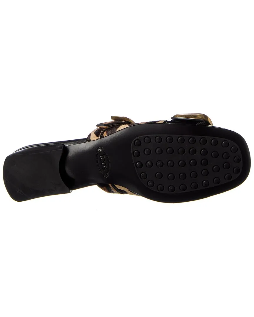 TODs Haircalf & Leather Flat