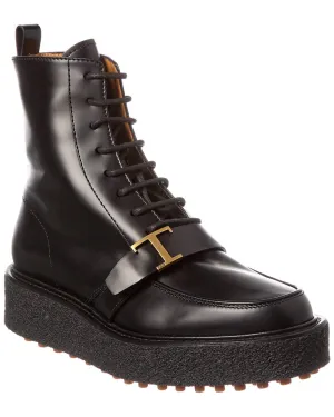 TODs Leather Platform Boot
