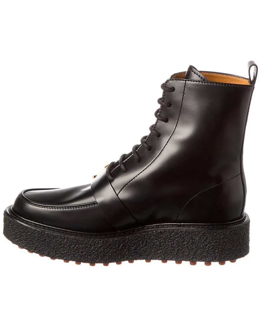 TODs Leather Platform Boot