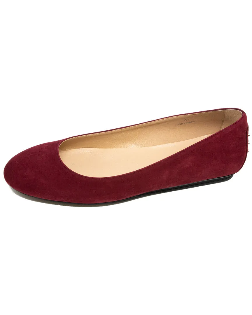 TODs Suede Ballerina Flat