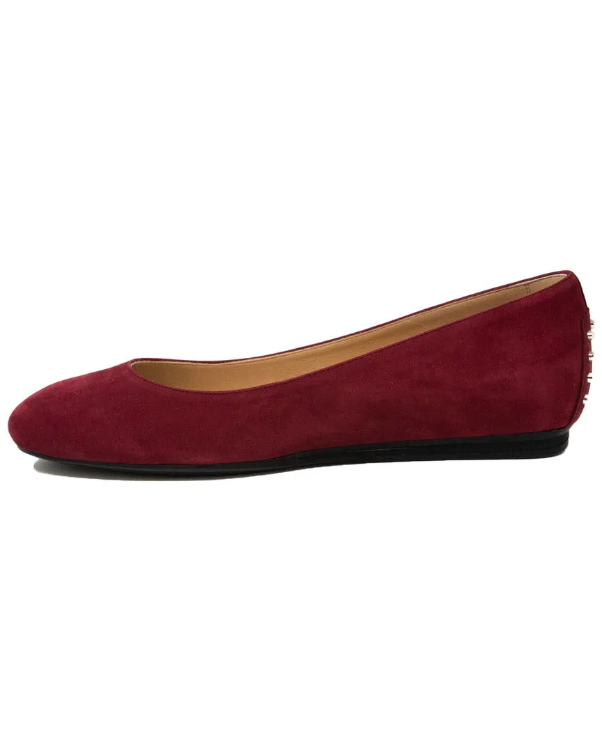 TODs Suede Ballerina Flat