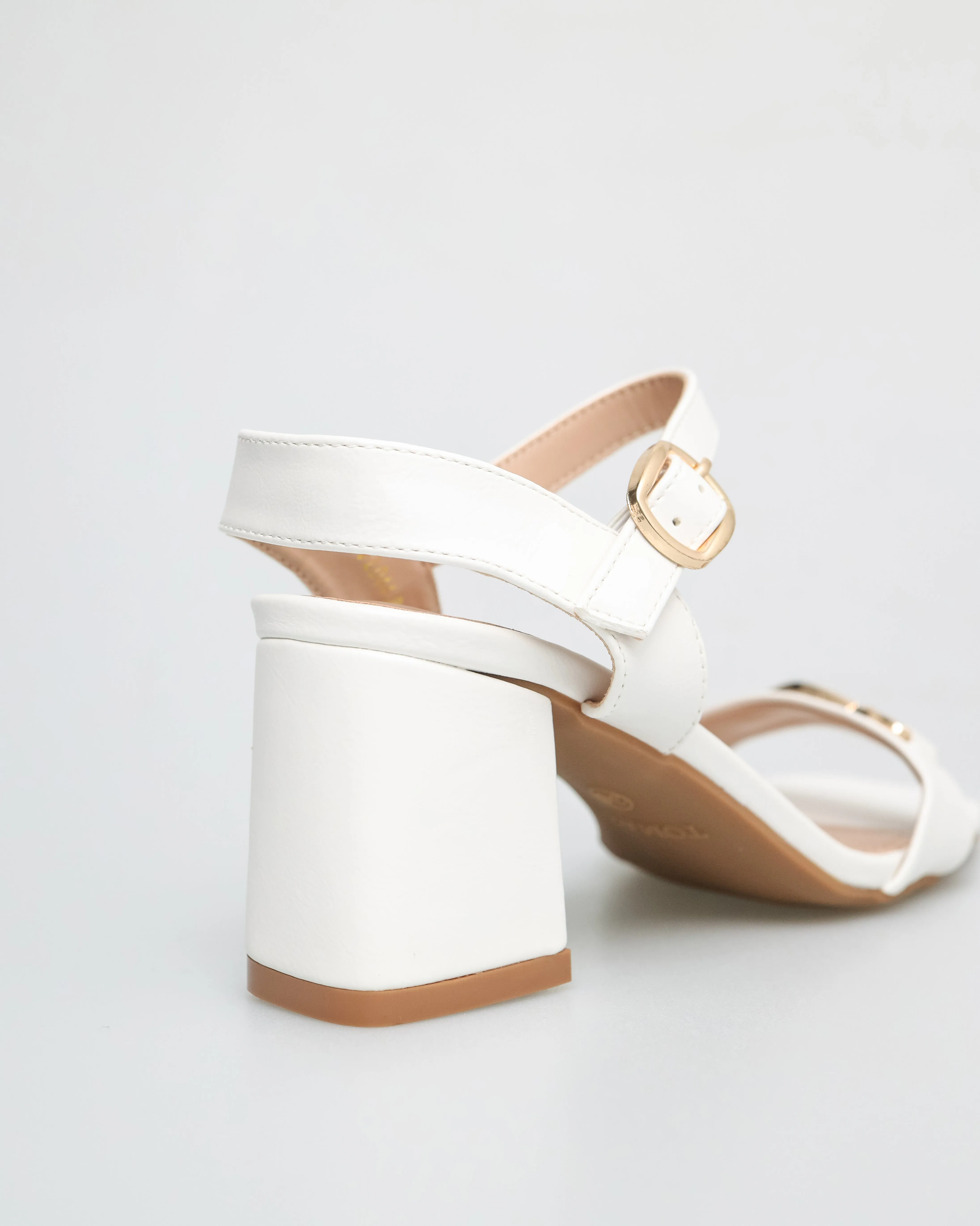 Tomaz FL044 Ladies Chain Slingback Heels