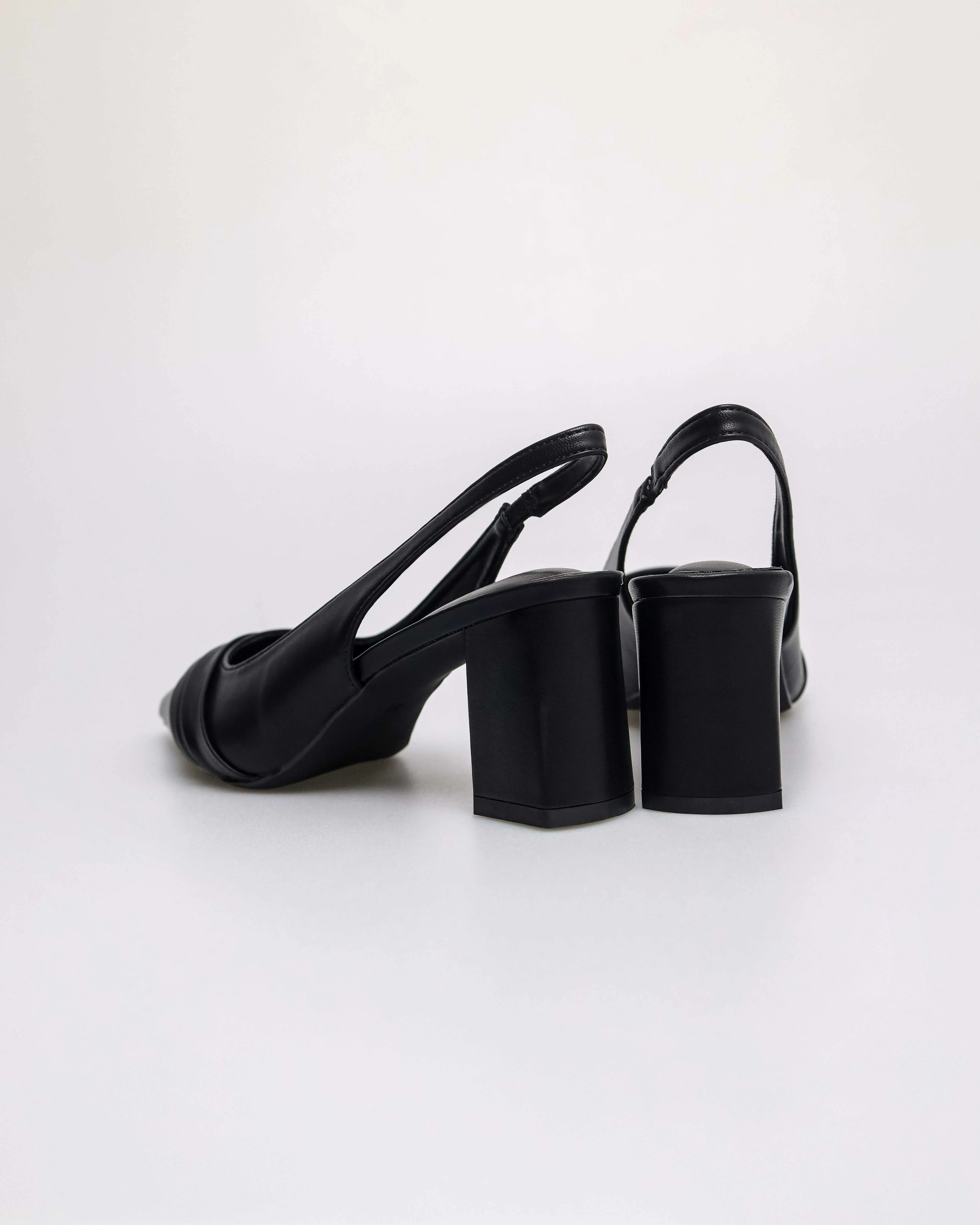Tomaz FL101 Ladies Pleat Slingback Heels