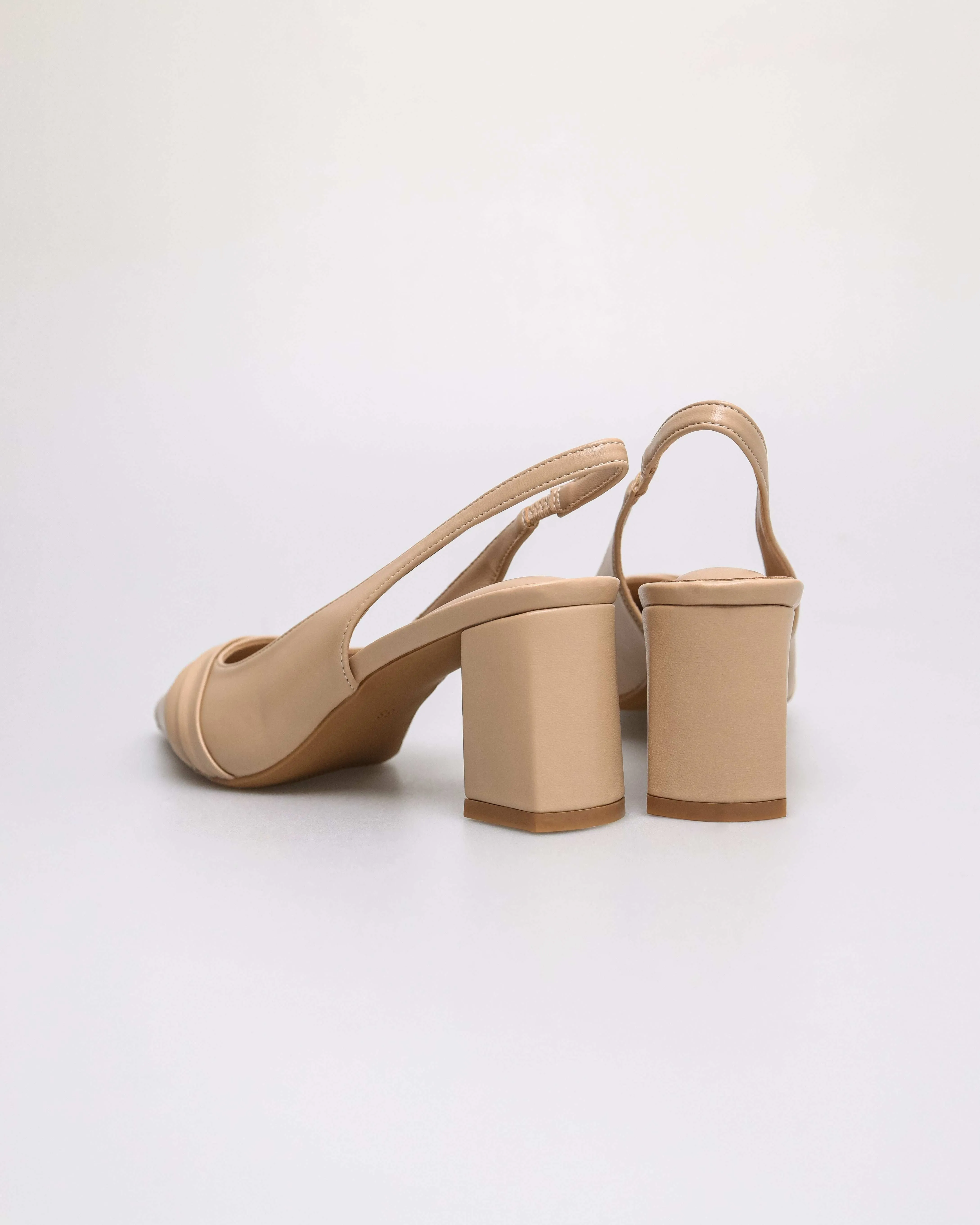 Tomaz FL101 Ladies Pleat Slingback Heels