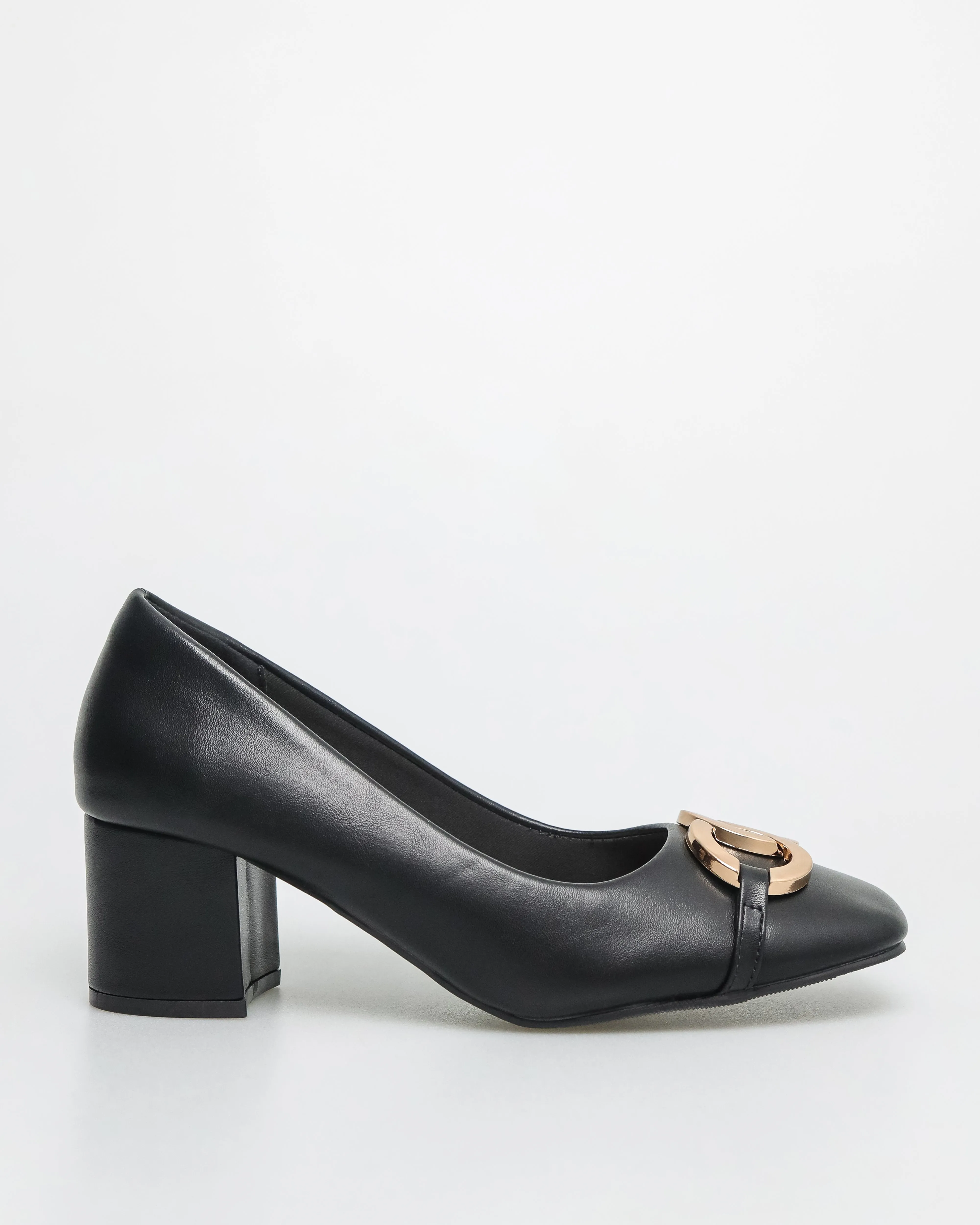 Tomaz NN209 Ladies Crossed-Chain Buckle Heels
