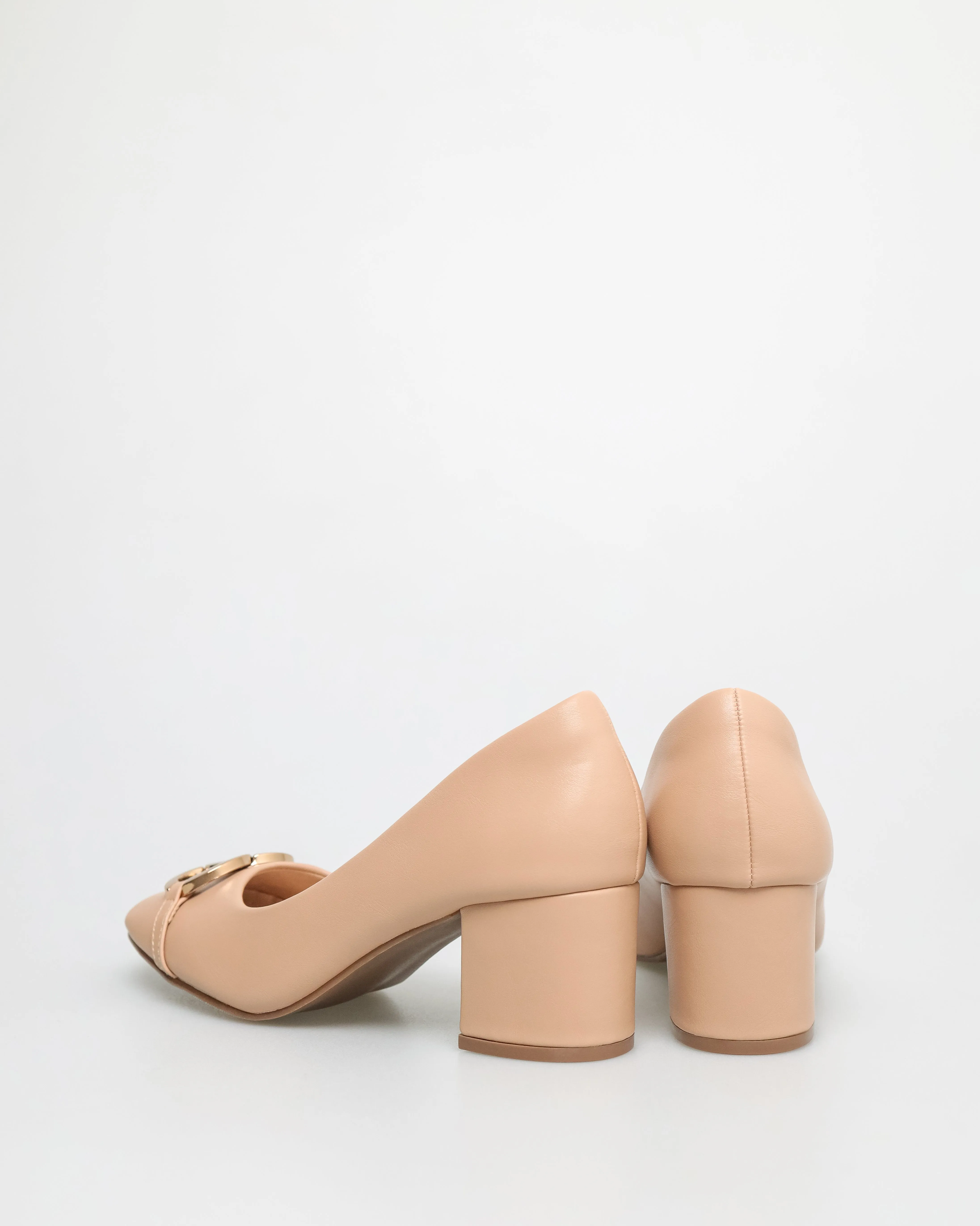 Tomaz NN209 Ladies Crossed-Chain Buckle Heels