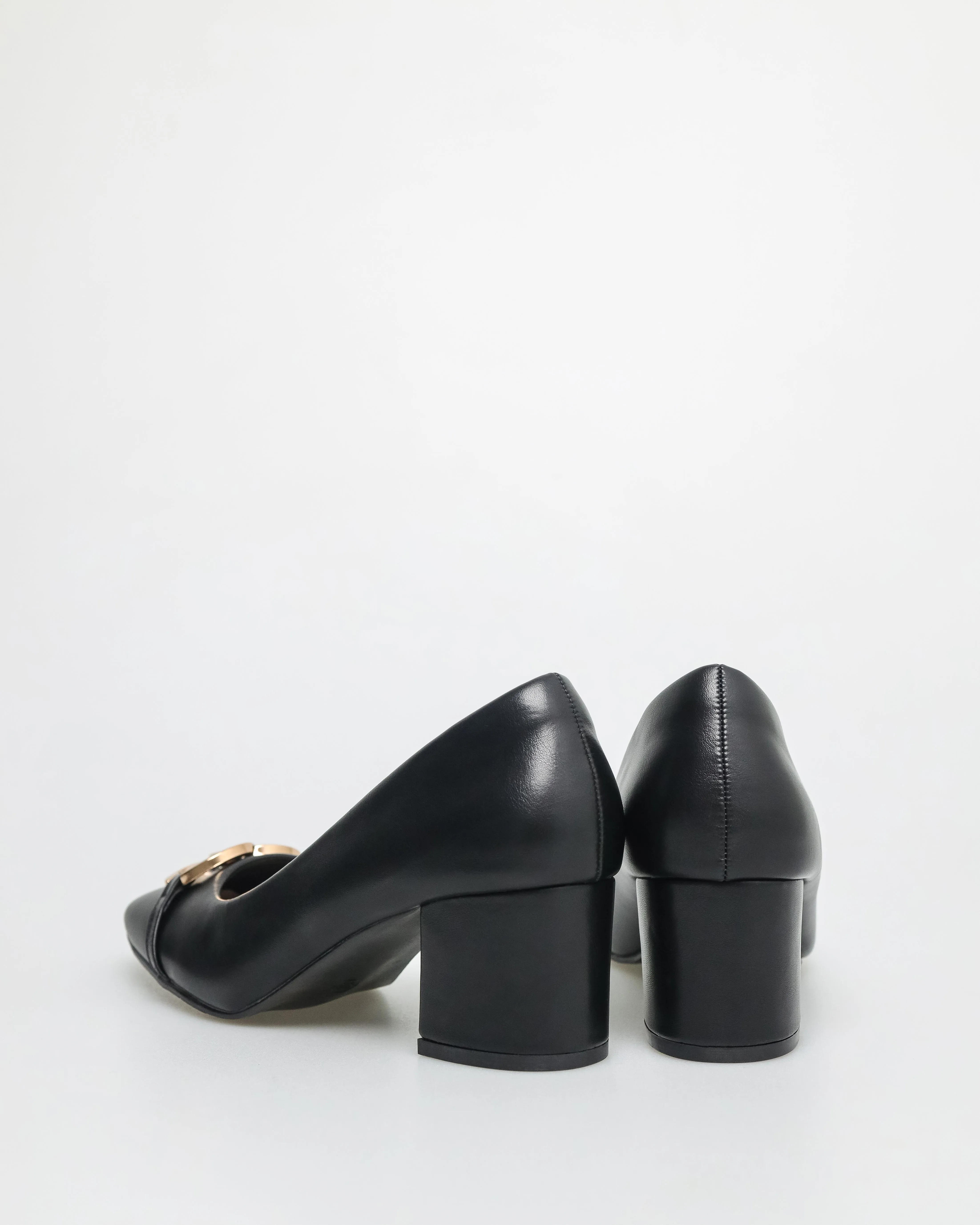 Tomaz NN209 Ladies Crossed-Chain Buckle Heels