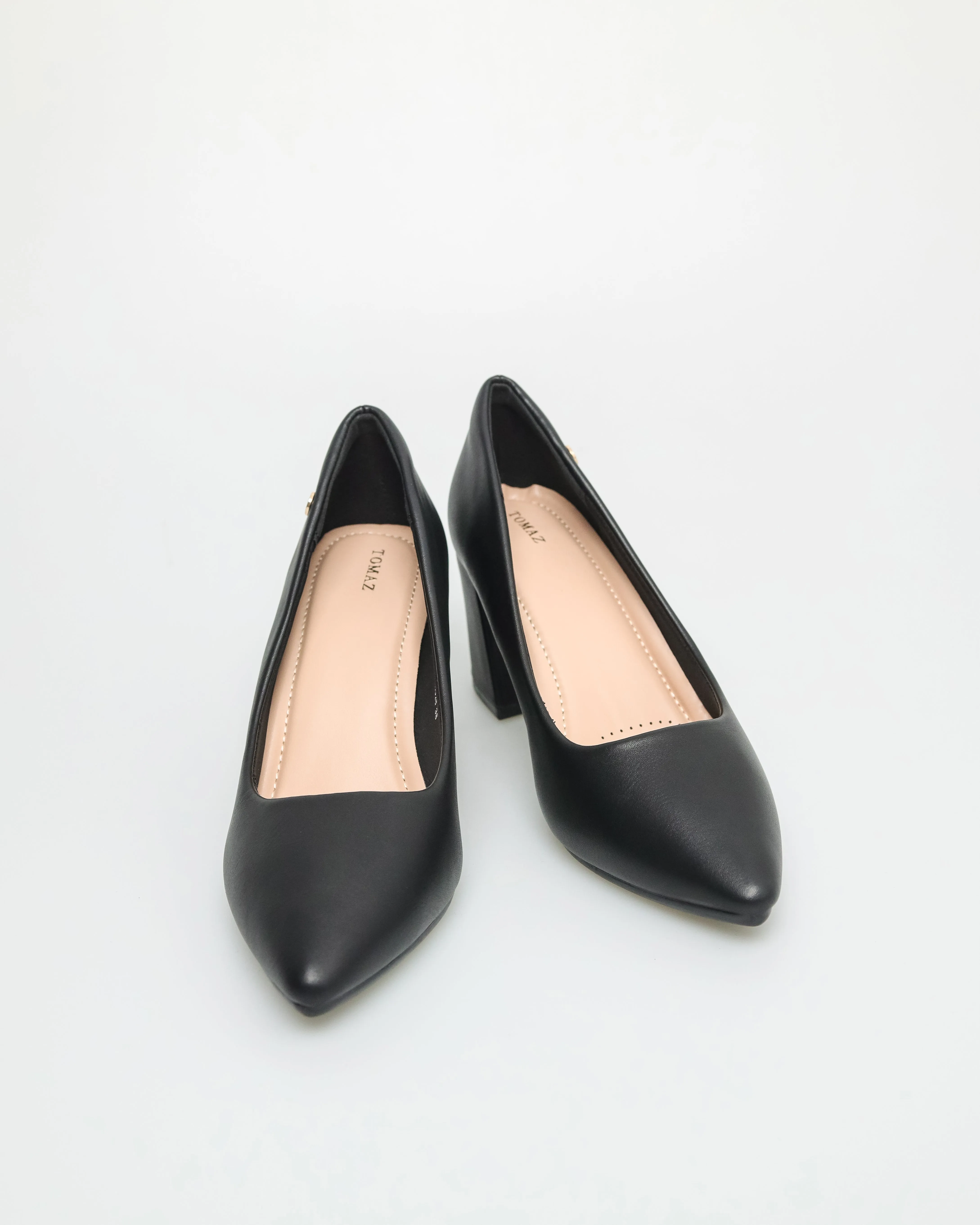 Tomaz NN328 Ladies Pointy Block Heels