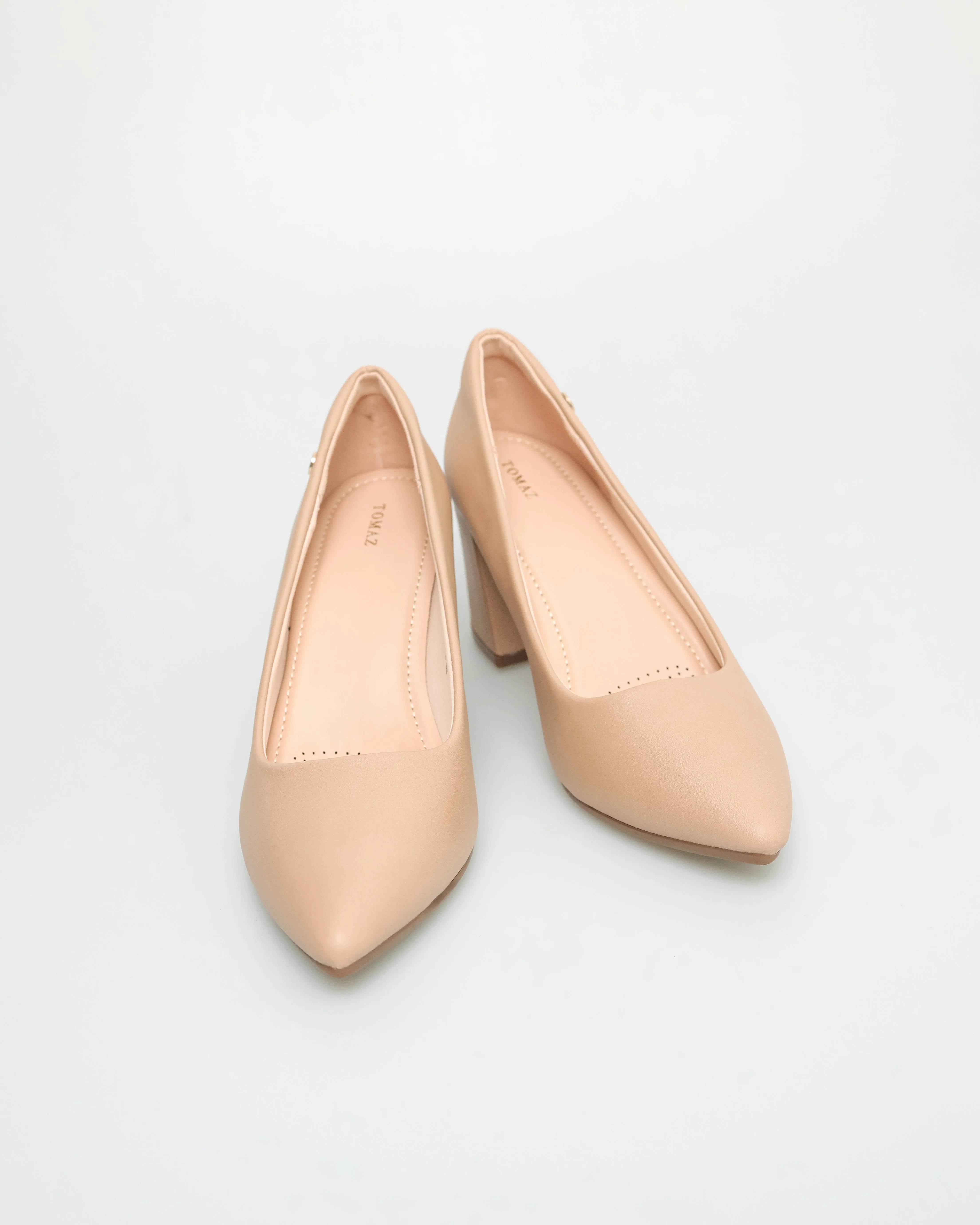 Tomaz NN328 Ladies Pointy Block Heels