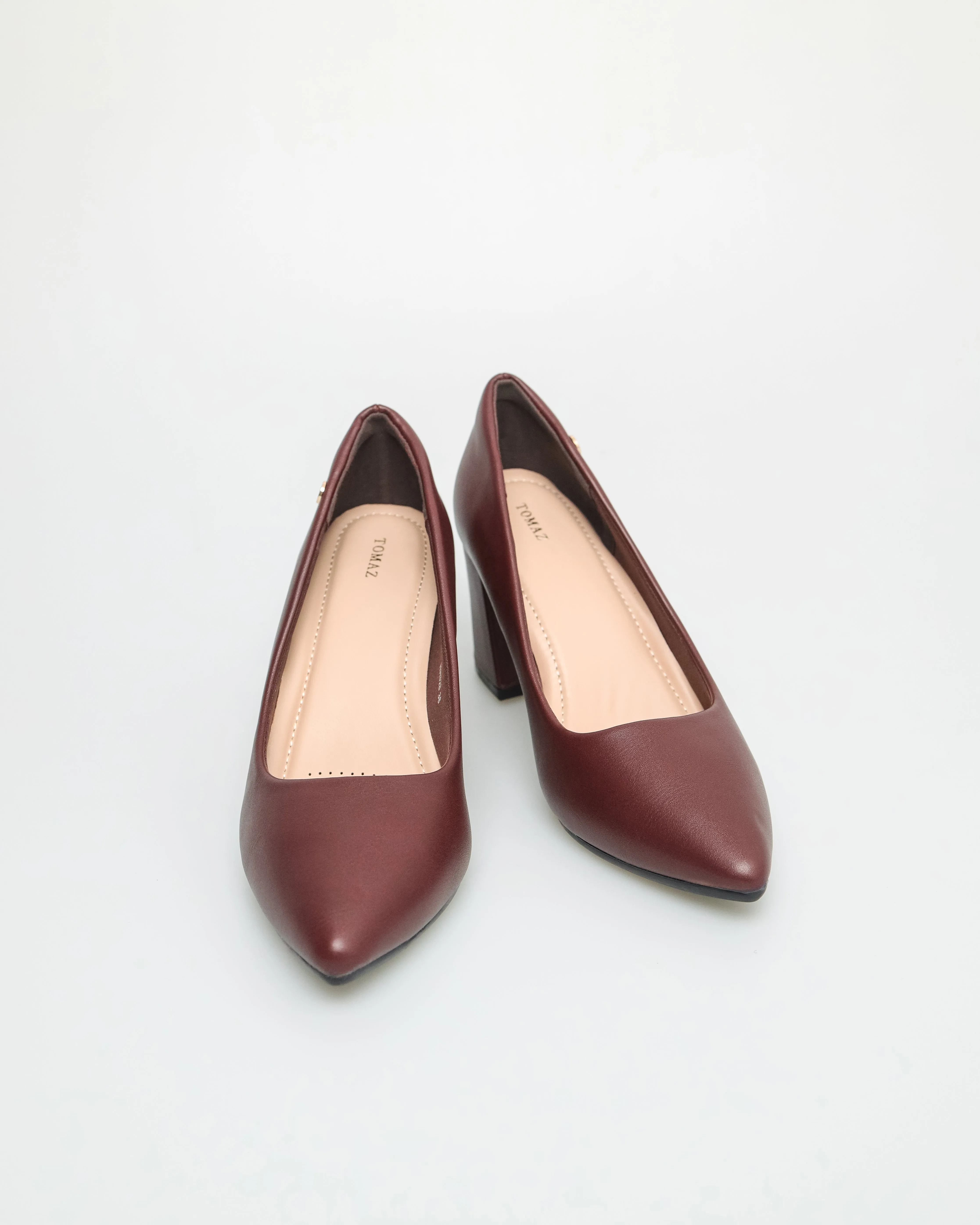 Tomaz NN328 Ladies Pointy Block Heels