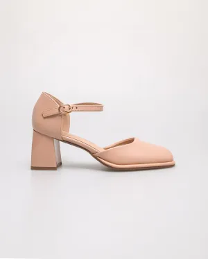 Tomaz NN388 Ladies Classic Ankle Strap Block Heels