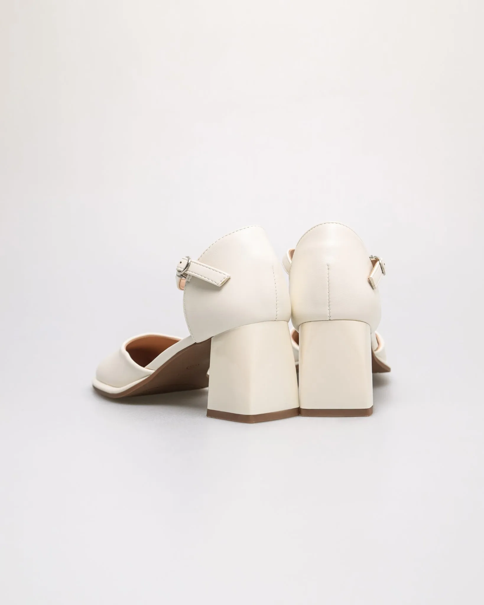 Tomaz NN388 Ladies Classic Ankle Strap Block Heels