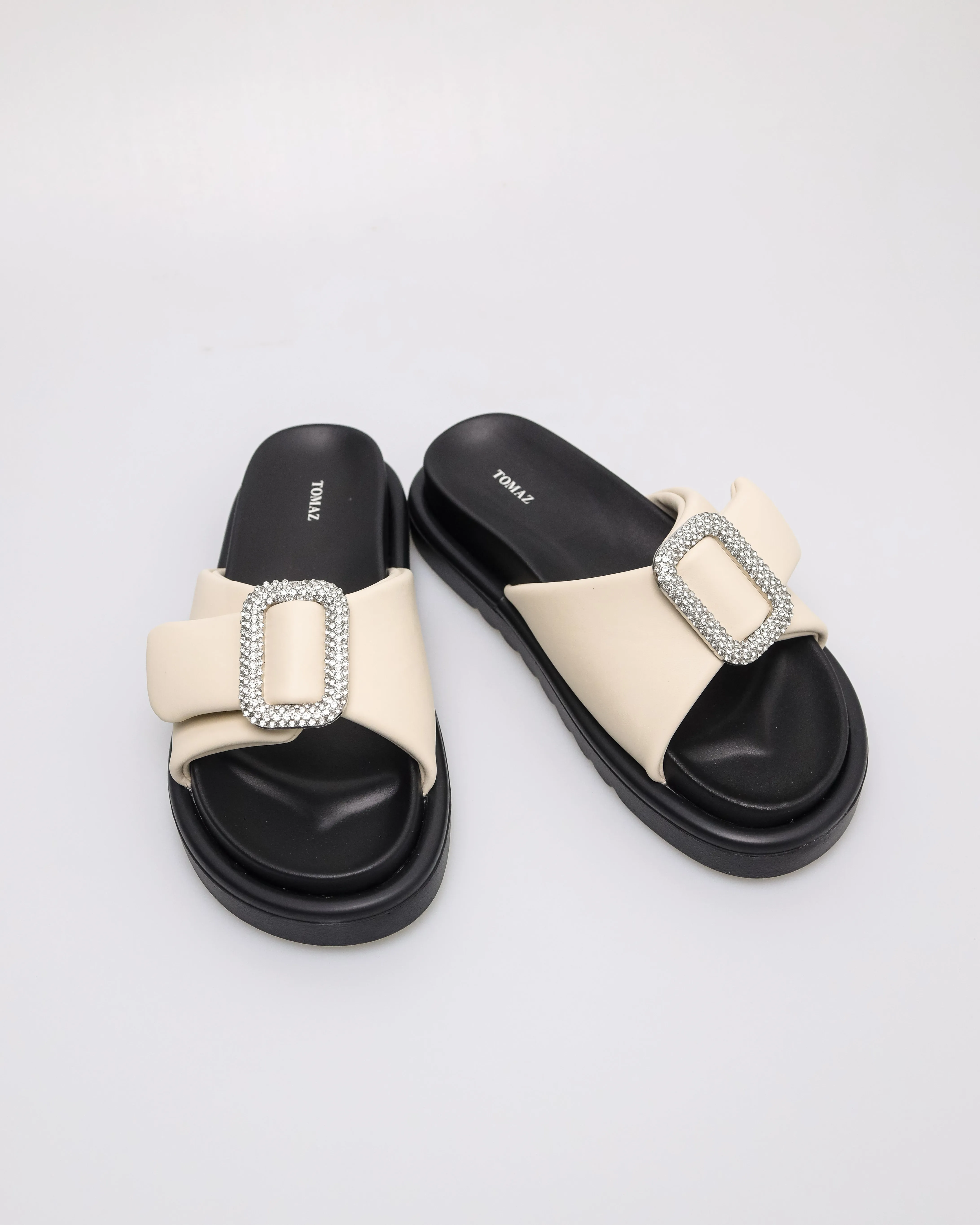 Tomaz NN452 Ladies Jewel Buckle Flats
