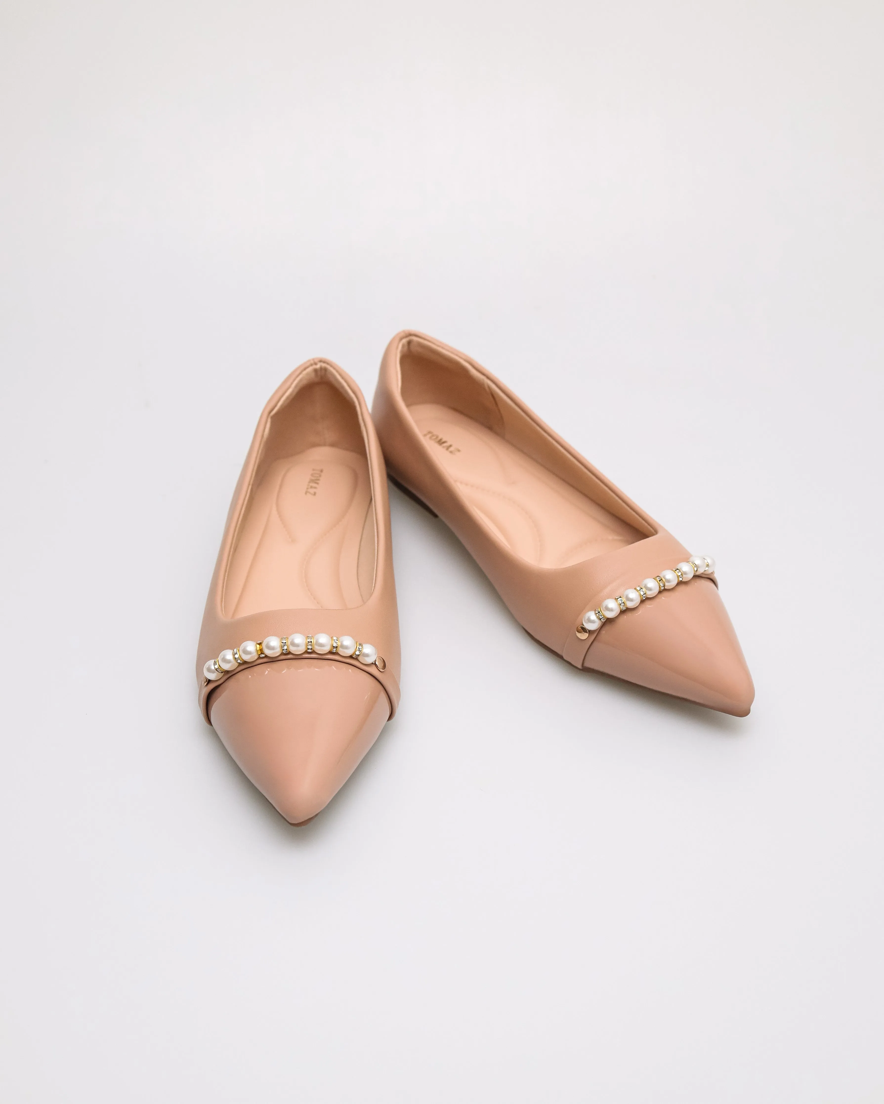 Tomaz NN536 Ladies Pearls Flats