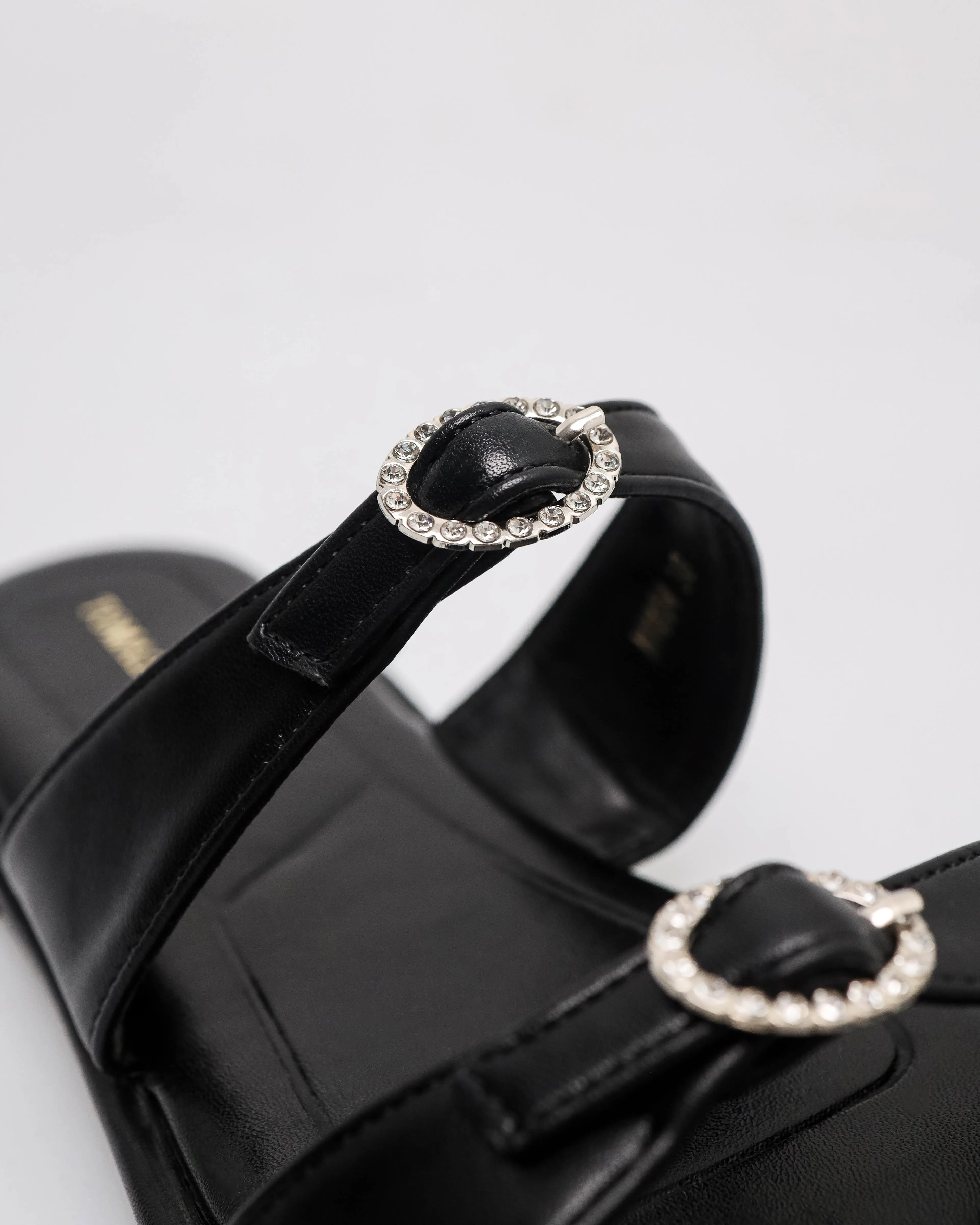 Tomaz NN604 Ladies Glittery Buckle Sandal