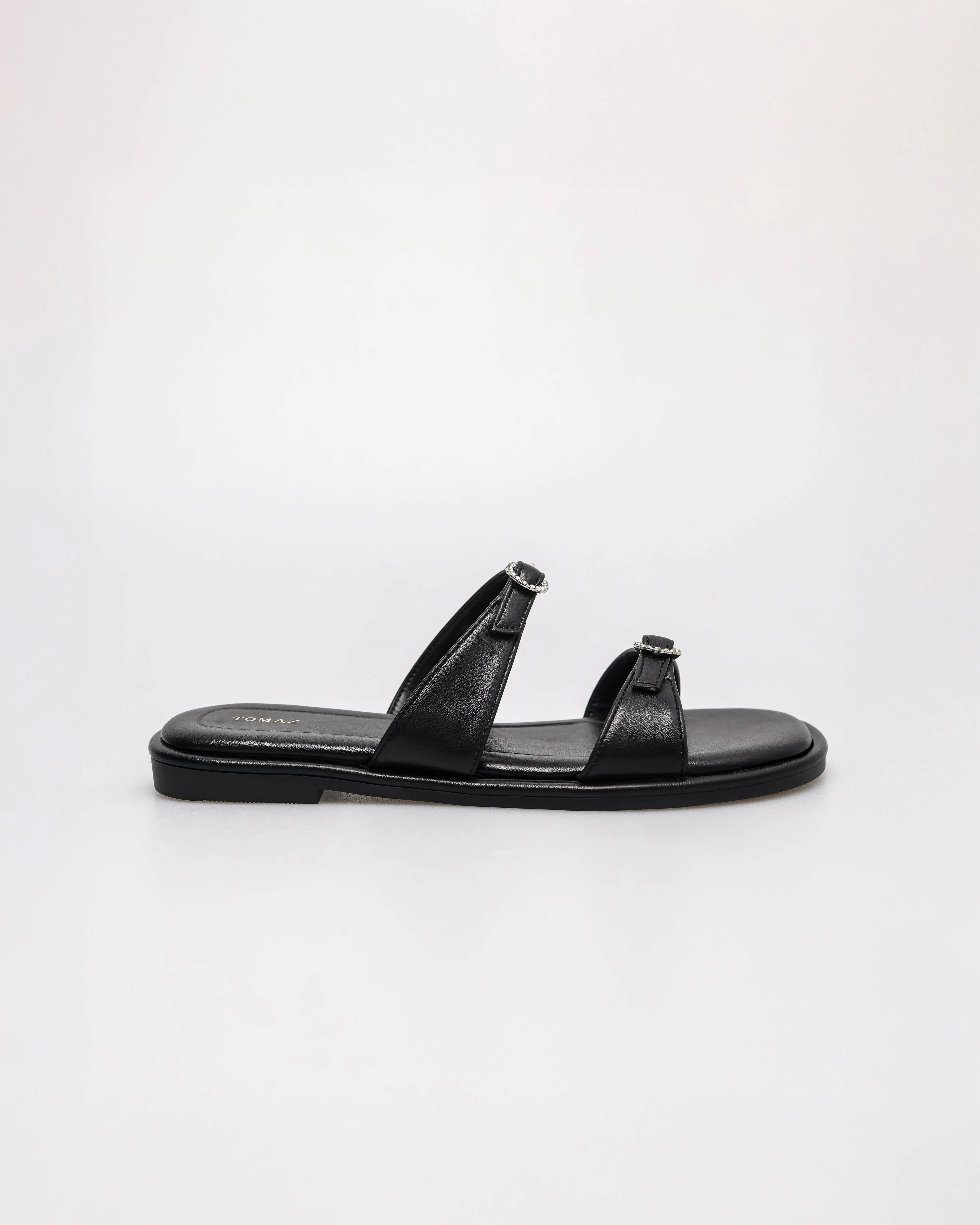 Tomaz NN604 Ladies Glittery Buckle Sandal