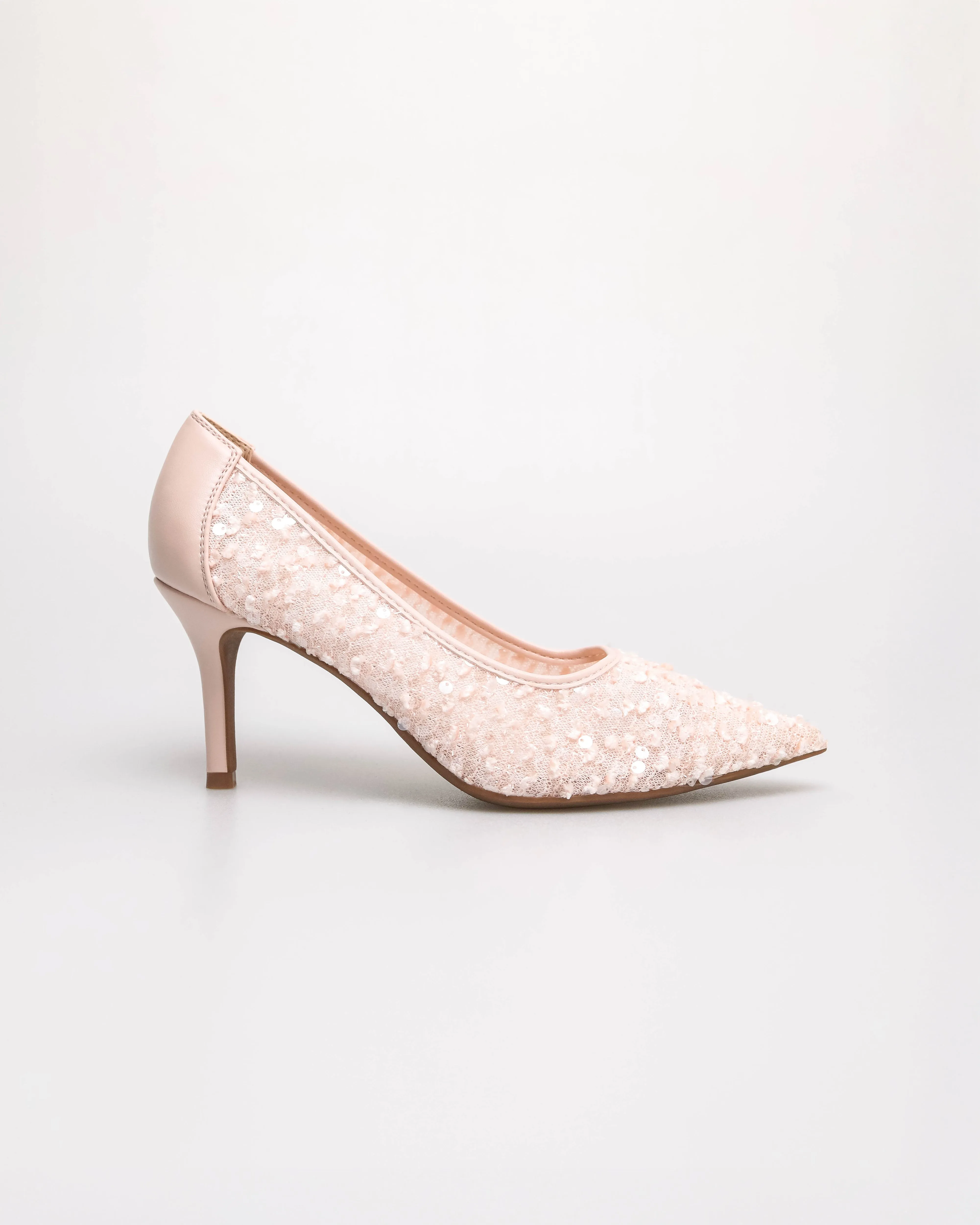 Tomaz NN614 Ladies Knit Sequin Heels
