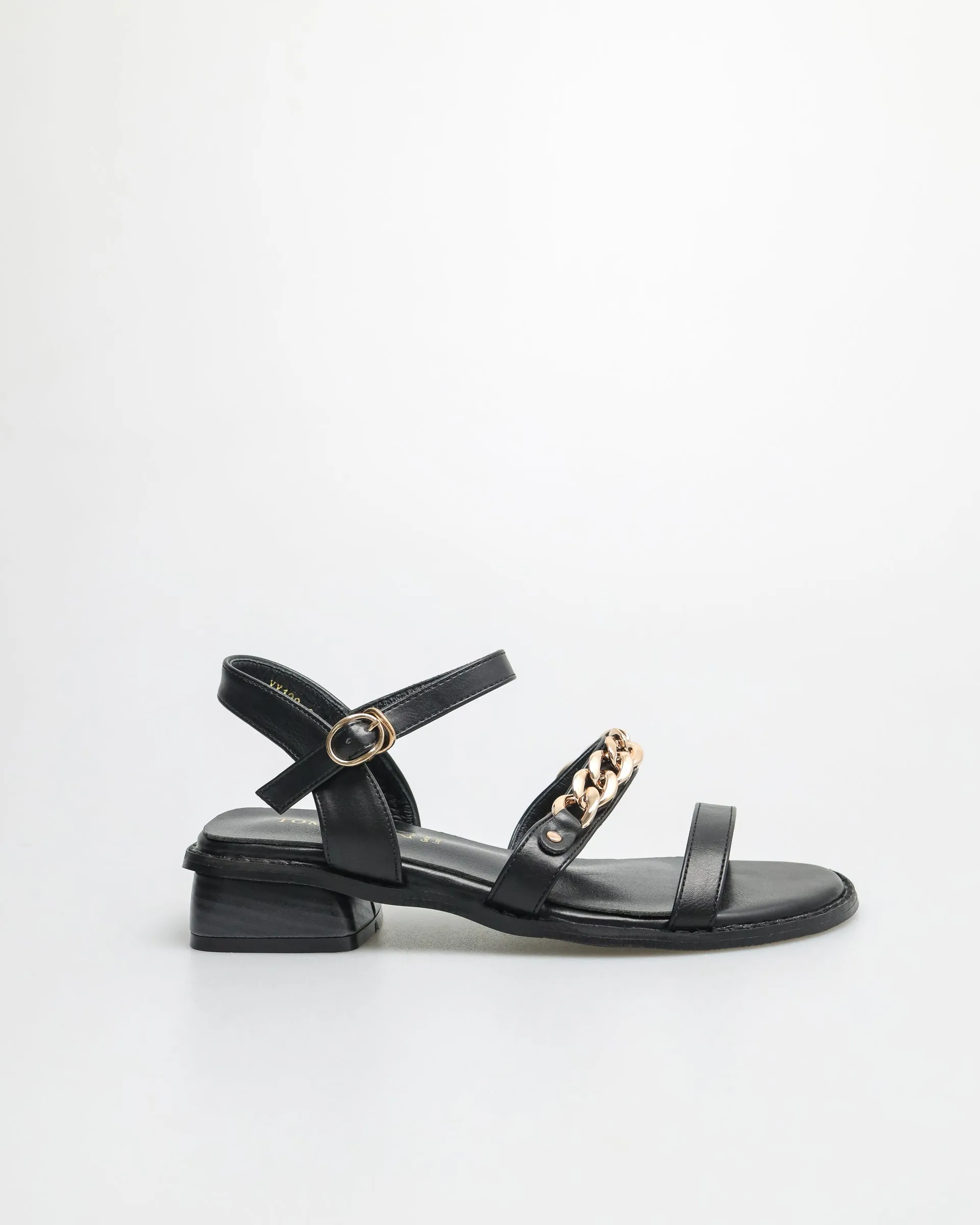 Tomaz YX122 Ladies Gold Chain Slingbacks