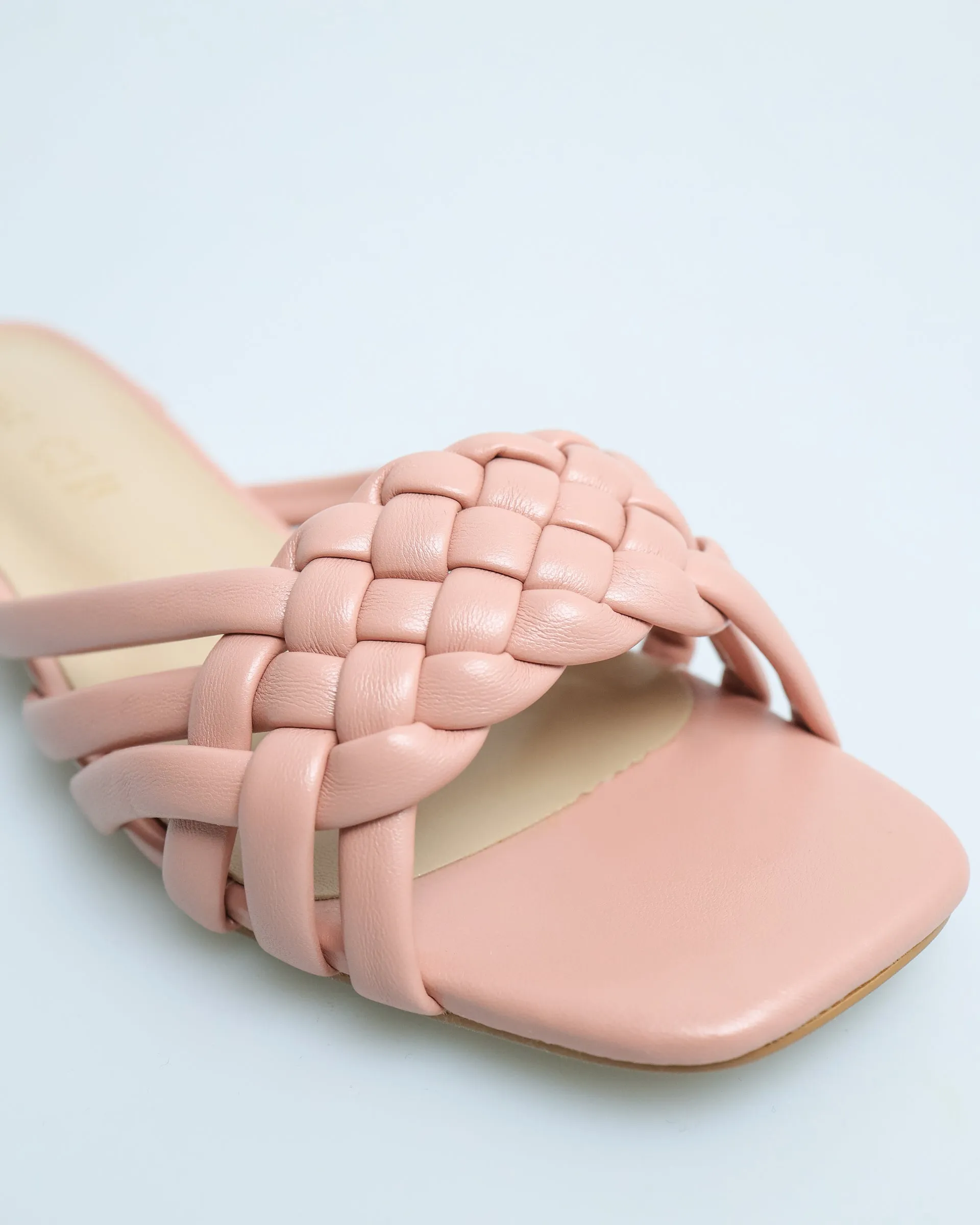 Tomaz YX55 Ladies Braided Strap Sandals  (Pink)