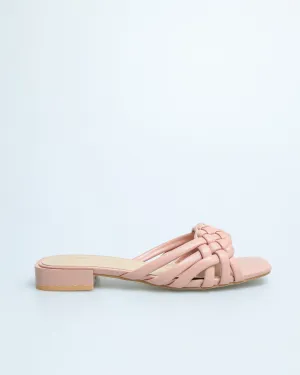 Tomaz YX55 Ladies Braided Strap Sandals  (Pink)