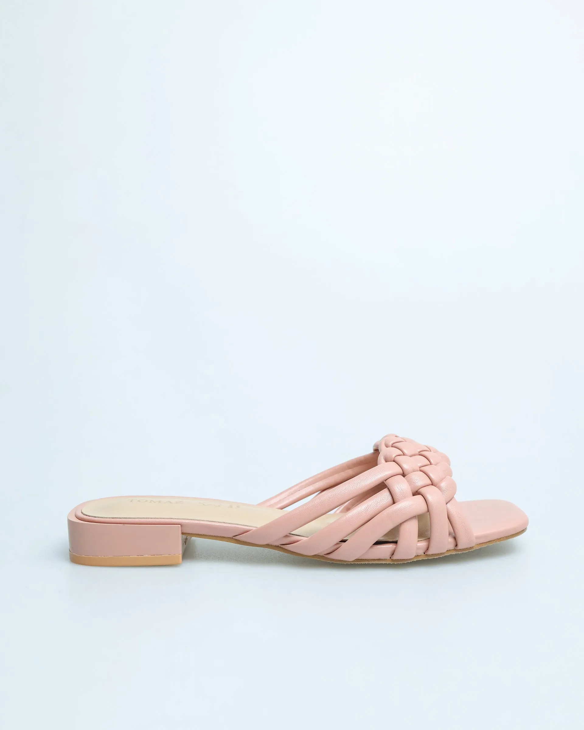 Tomaz YX55 Ladies Braided Strap Sandals  (Pink)
