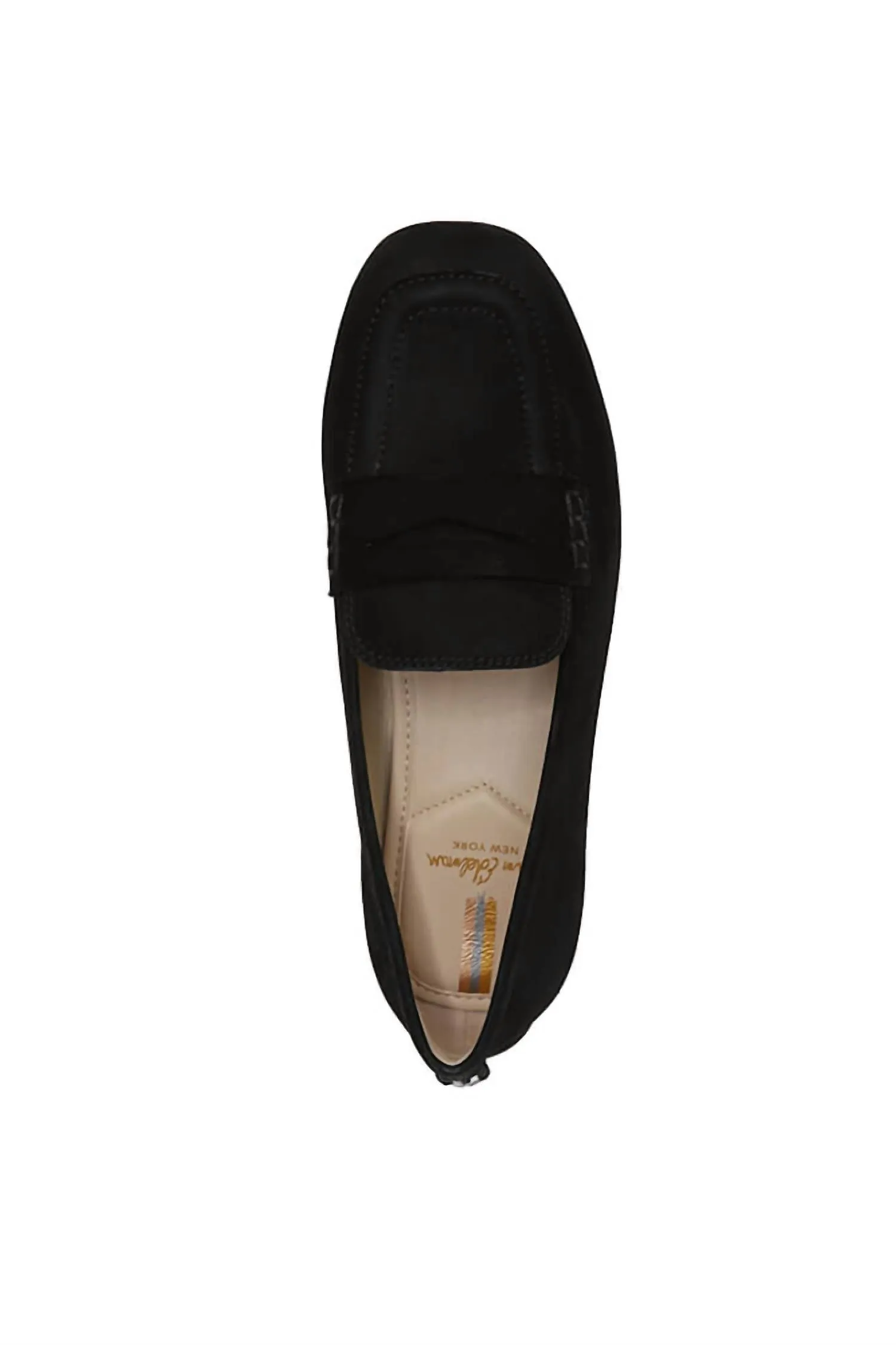 Tucker Penny Loafer In Black Suede