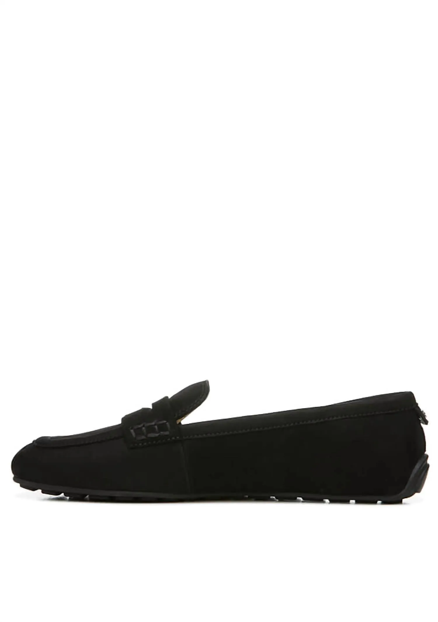 Tucker Penny Loafer In Black Suede