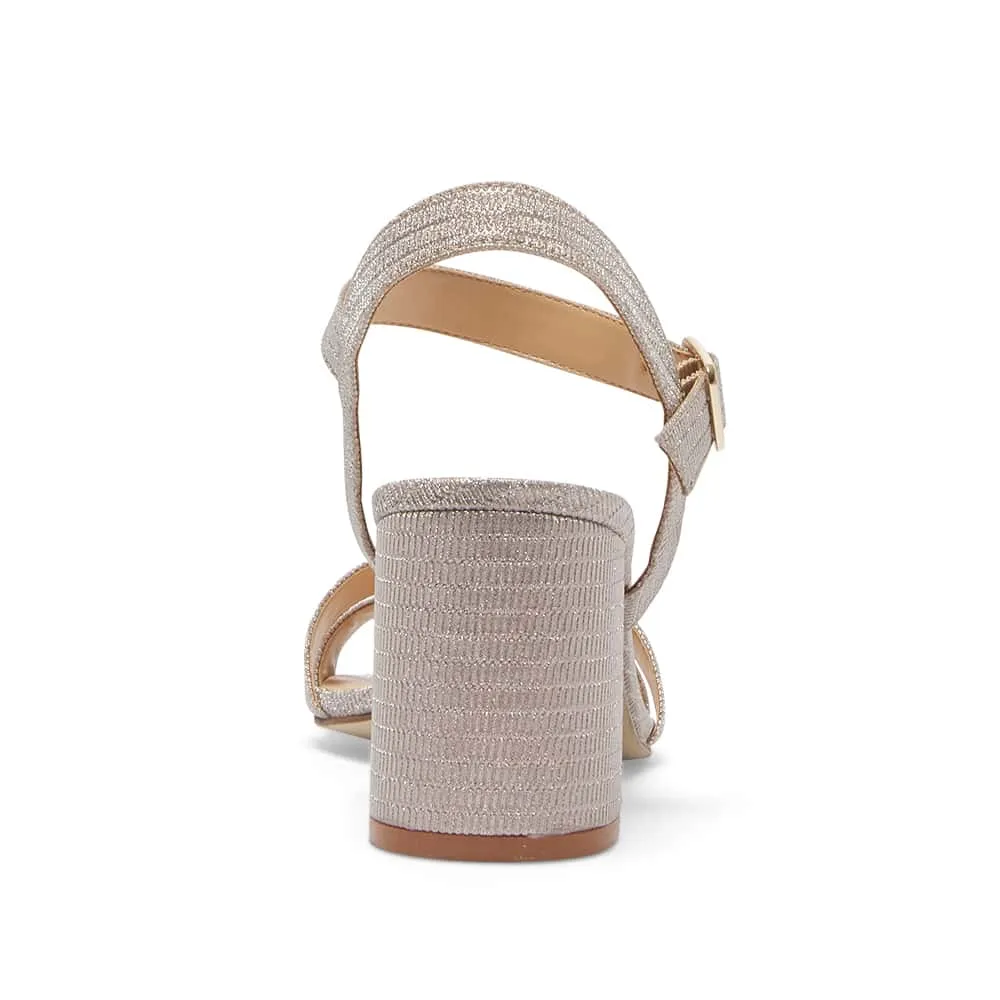 Unity Heel in Blush Fabric
