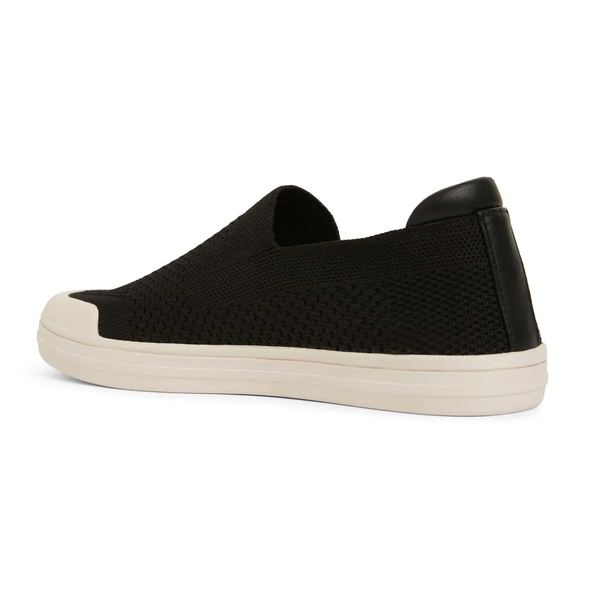 Veneto Sneaker in Black Fabric