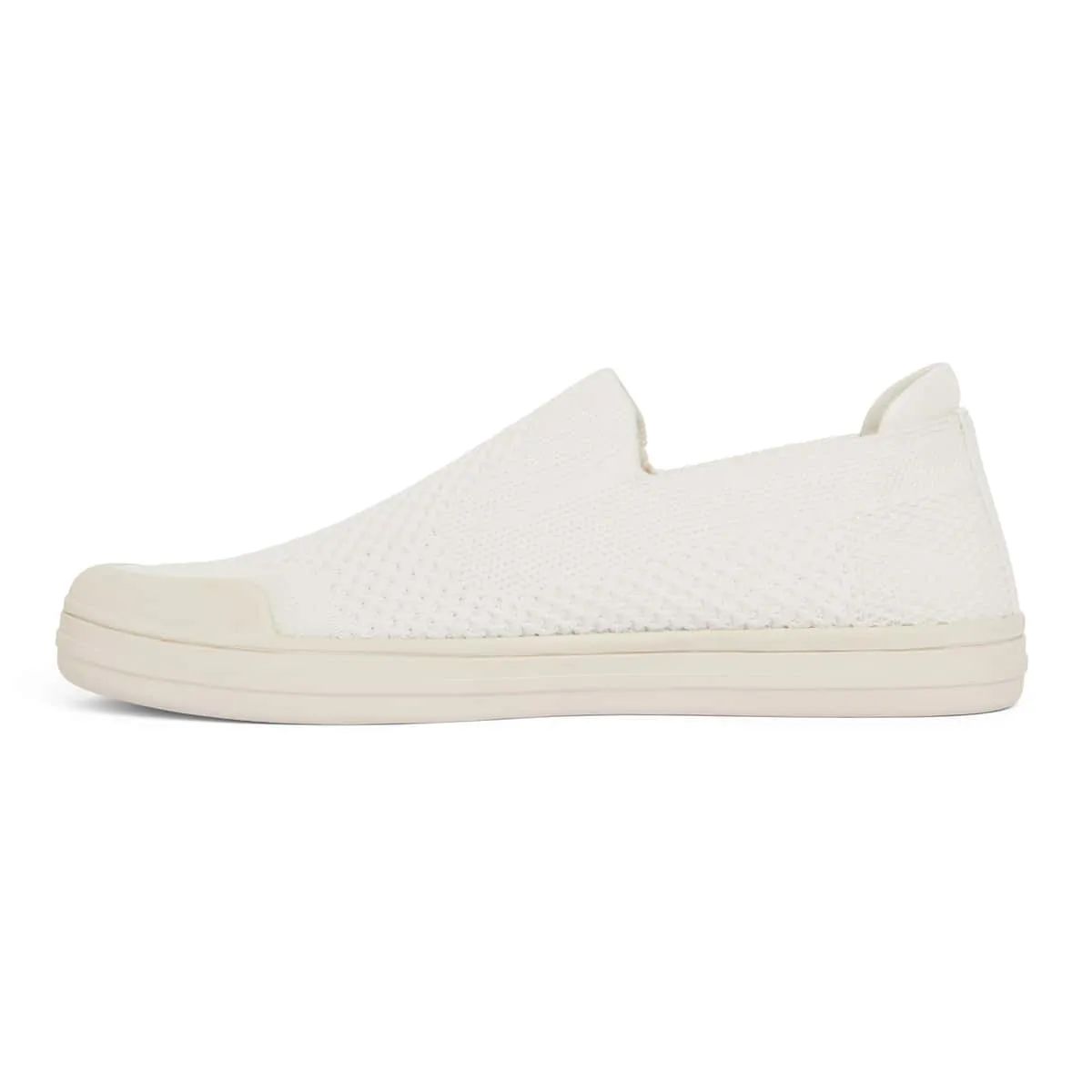 Veneto Sneaker in White Fabric