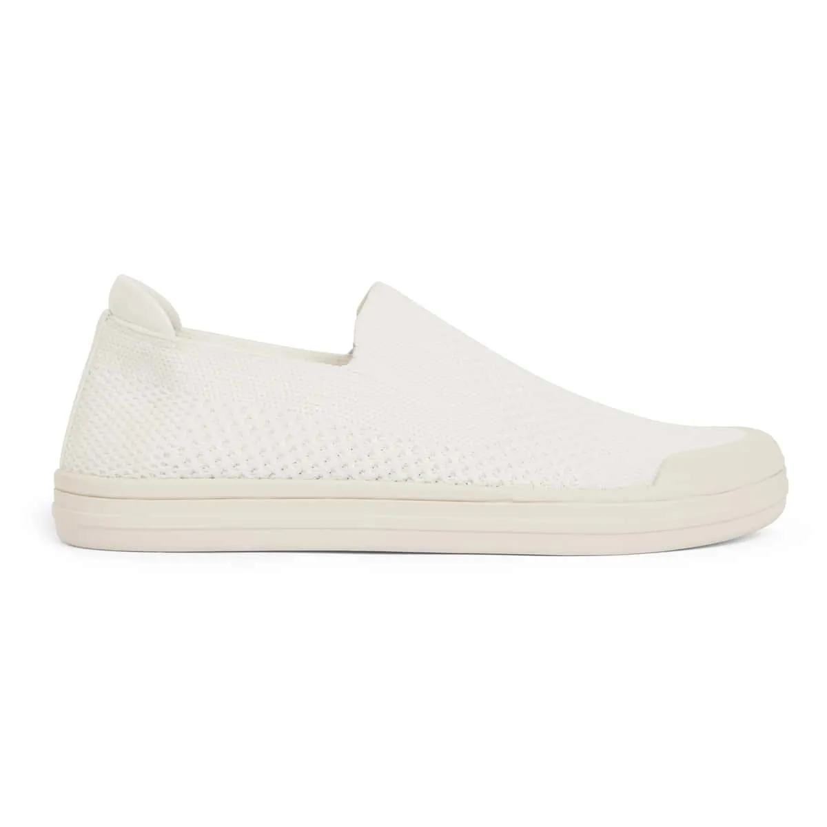 Veneto Sneaker in White Fabric