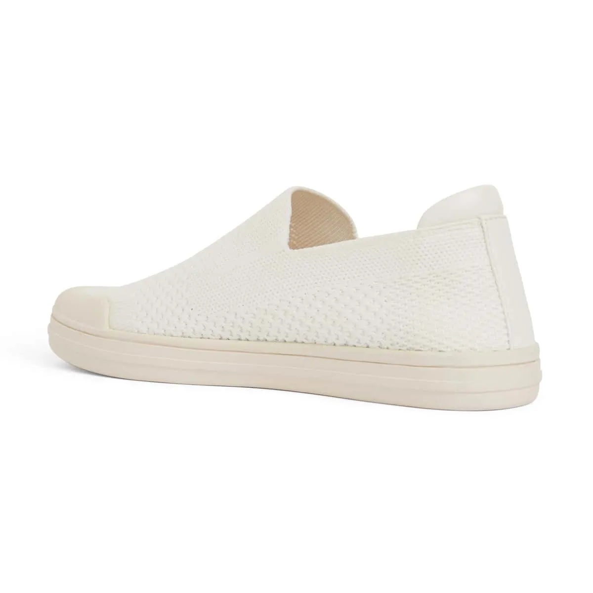 Veneto Sneaker in White Fabric
