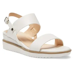 Vespa Wedge in White Smooth