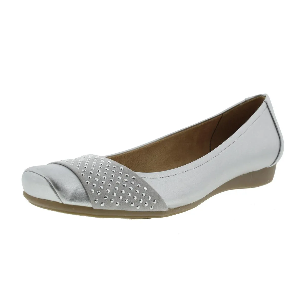 Vine Womens Metallic Embellished Flats
