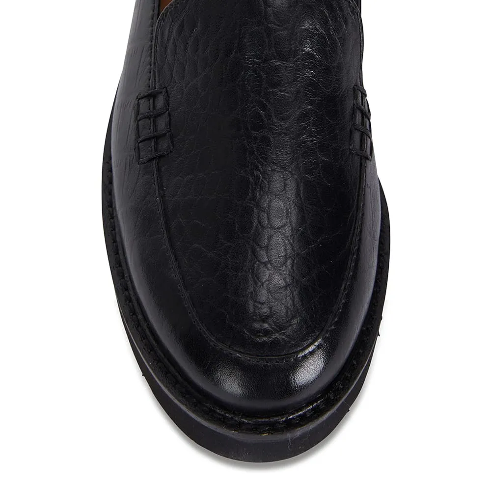 Vista Loafer in Black Leather