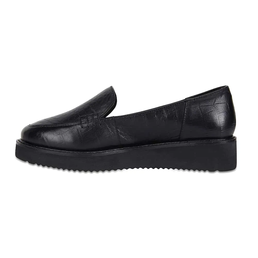 Vista Loafer in Black Leather