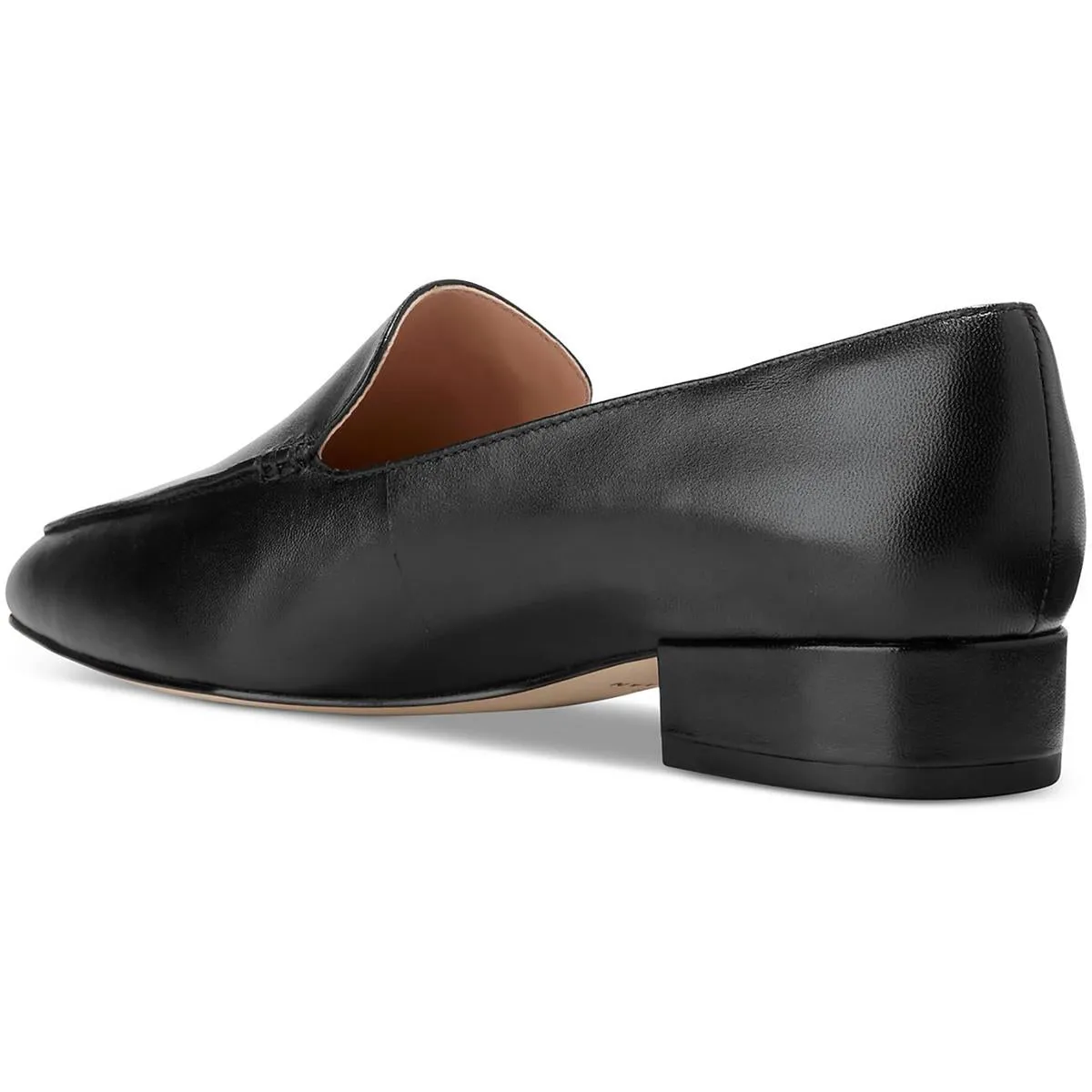 W31742 Womens Block Heel Manmade Loafers