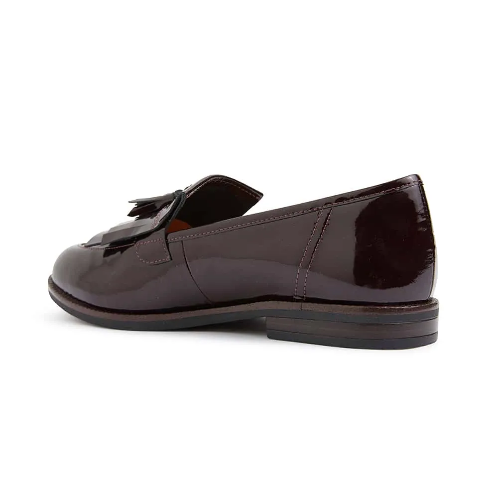 Wade Loafer in Burgundy Patent