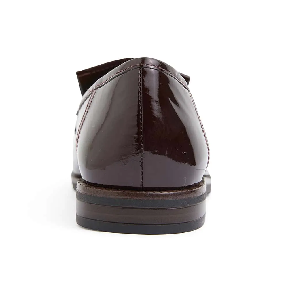Wade Loafer in Burgundy Patent